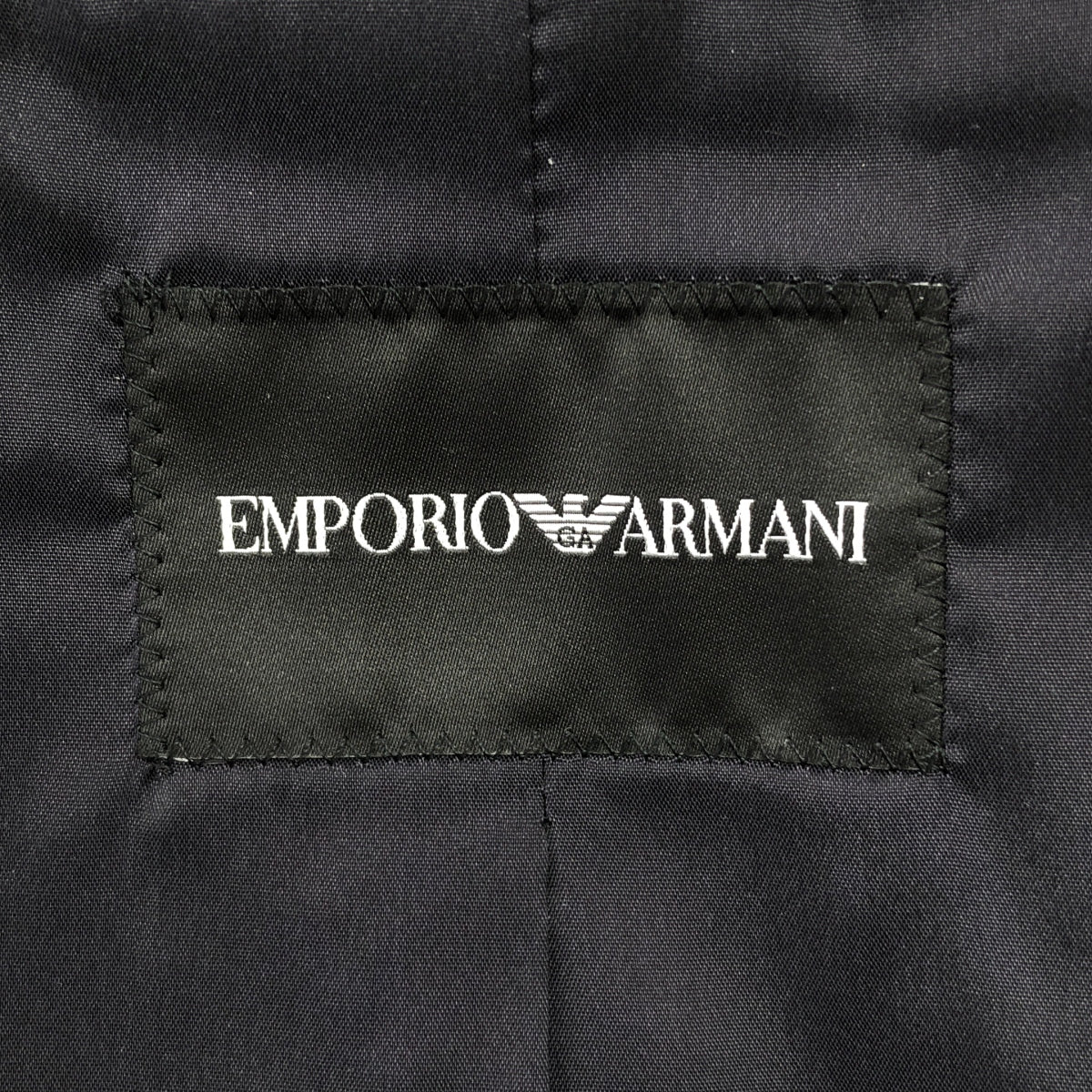 EMPORIO ARMANI | 羊毛羊絨格紋無袖夾克/背心 | 尺寸 52 | 男款