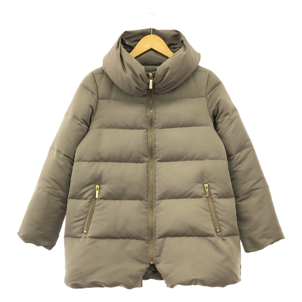 NOBLE | Ester Faille 中號羽絨外套 | 38 | 灰褐色 | 女款