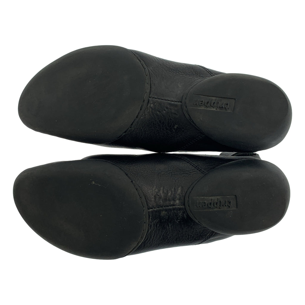 trippen / 트리펜 | f 발목 스트랩 벨크로 가죽 플랫 신발 | 38 | 여성