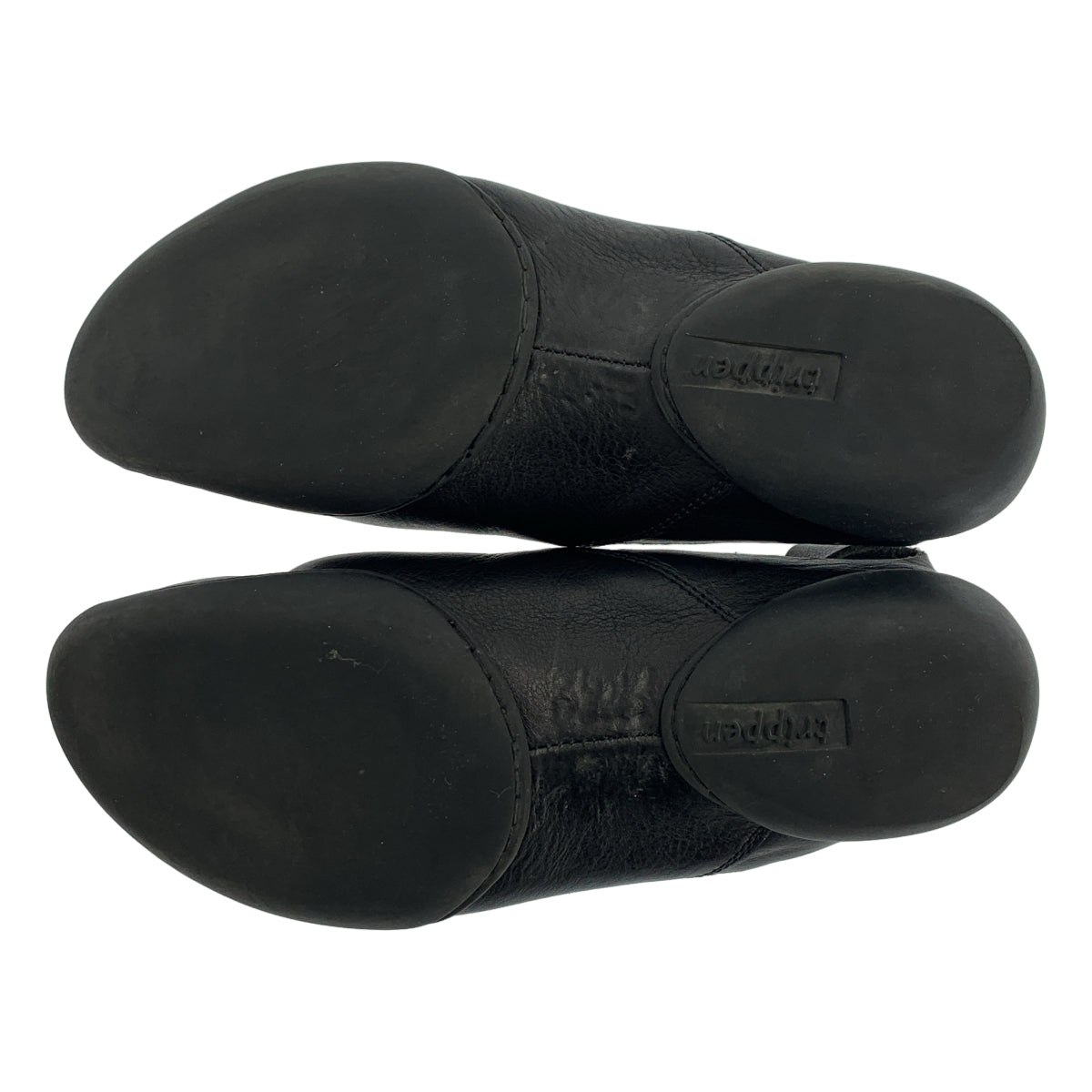 trippen / 트리펜 | f 발목 스트랩 벨크로 가죽 플랫 신발 | 38 | 여성