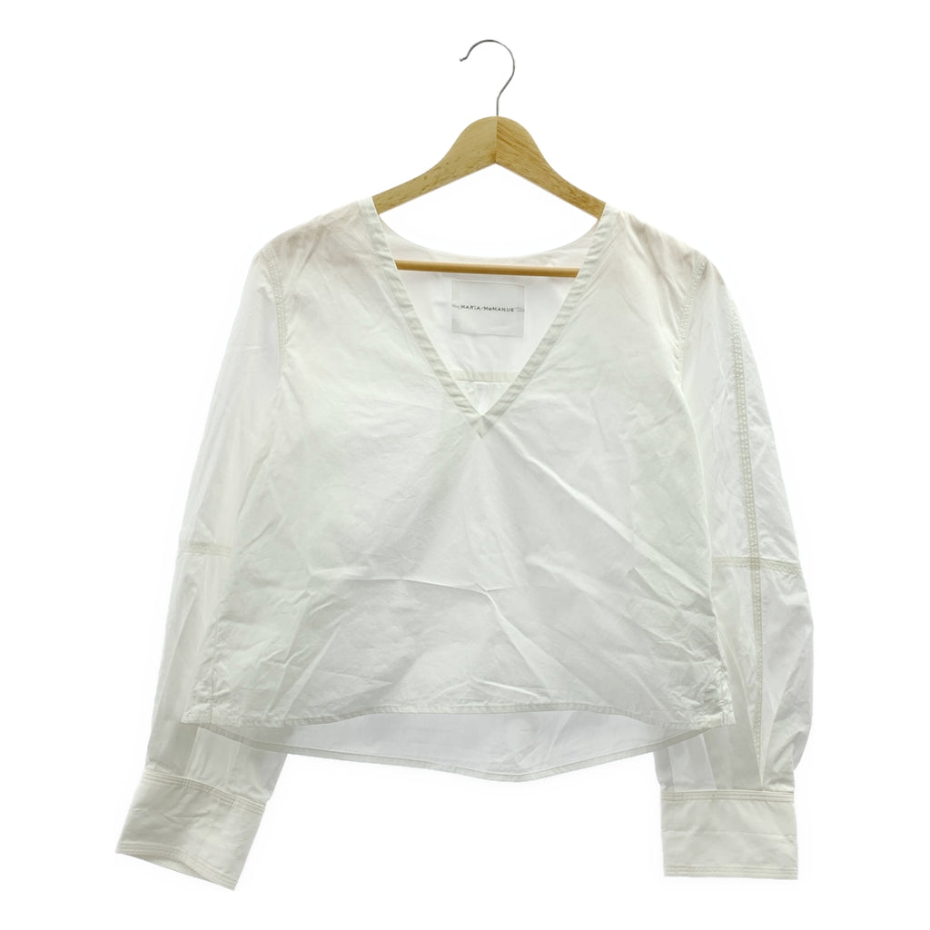 MARIA McMANUS / マリア マクマナス | Ron Herman 取扱い organic cotton / スリット シャツ ブラウス | XS | レディース