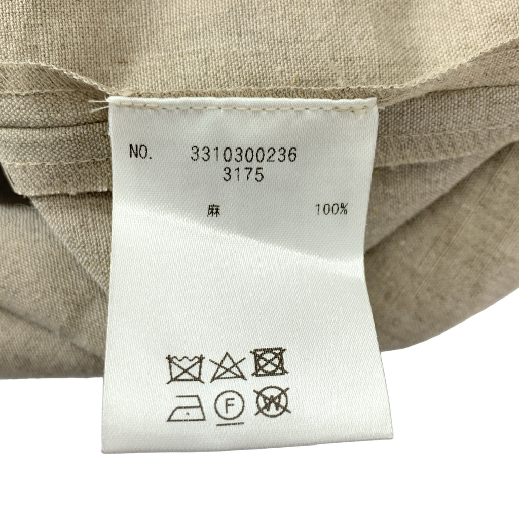 UNION LAUNCH / 유니언 런치 | 프렌치 리넨 밴드 컬러 반소매 원피스 | F |