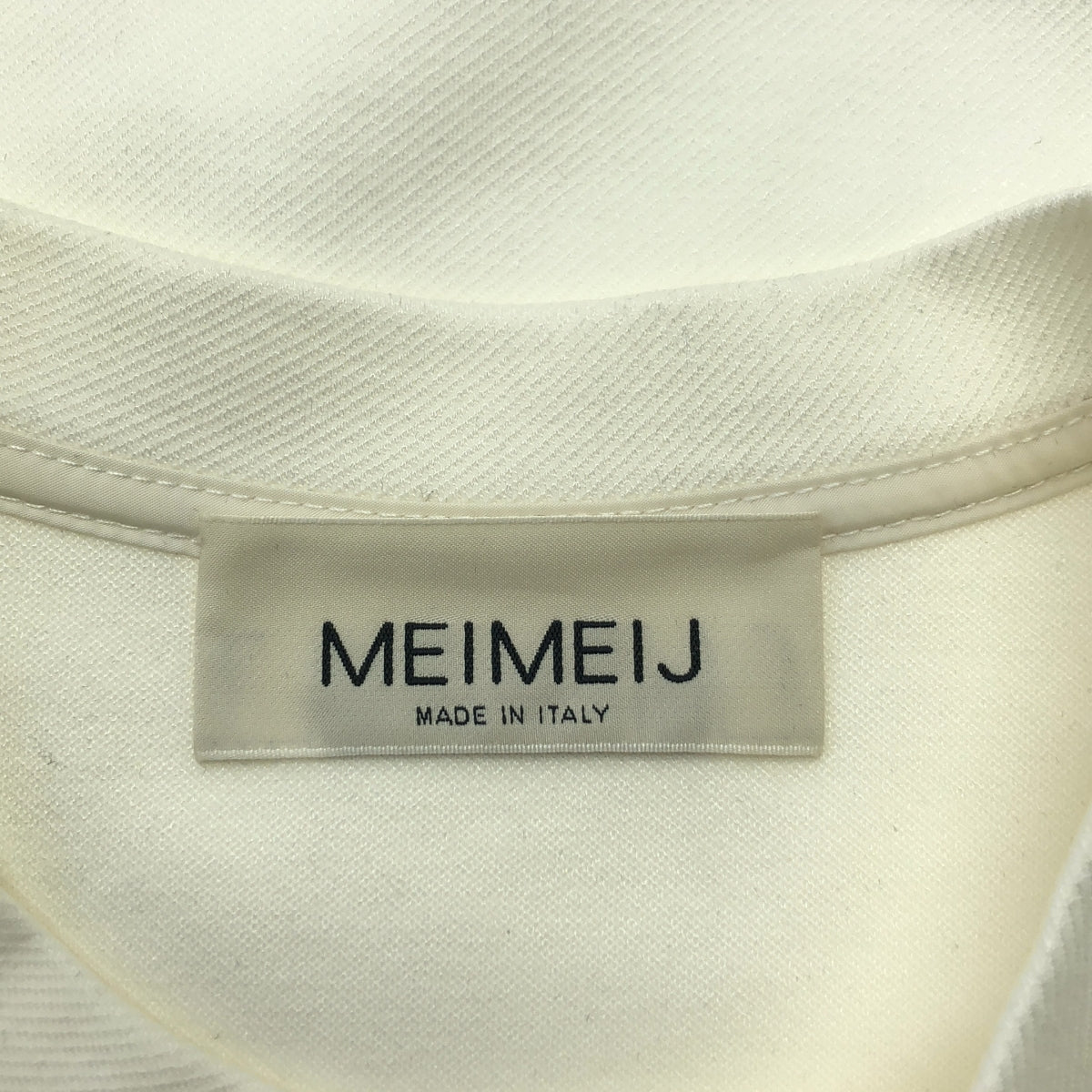 MEIMEIJ / 메이 메이 제이 | 볼륨 슬리브 블라우스 | 38 | 화이트/오프 화이트 | 여성