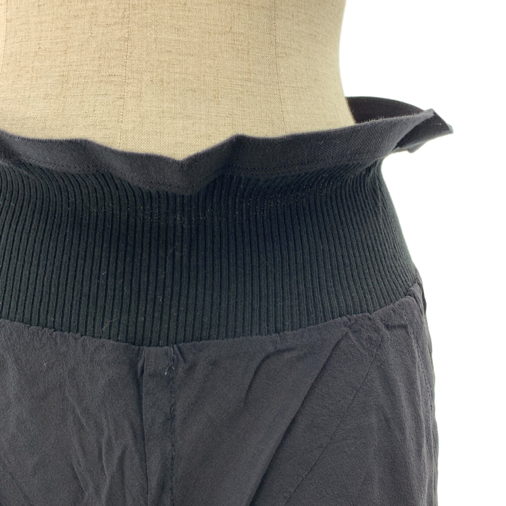 Rick Owens / リックオウエンス | シルク リブ ウエストゴム イージー パンツ | 40 | レディース