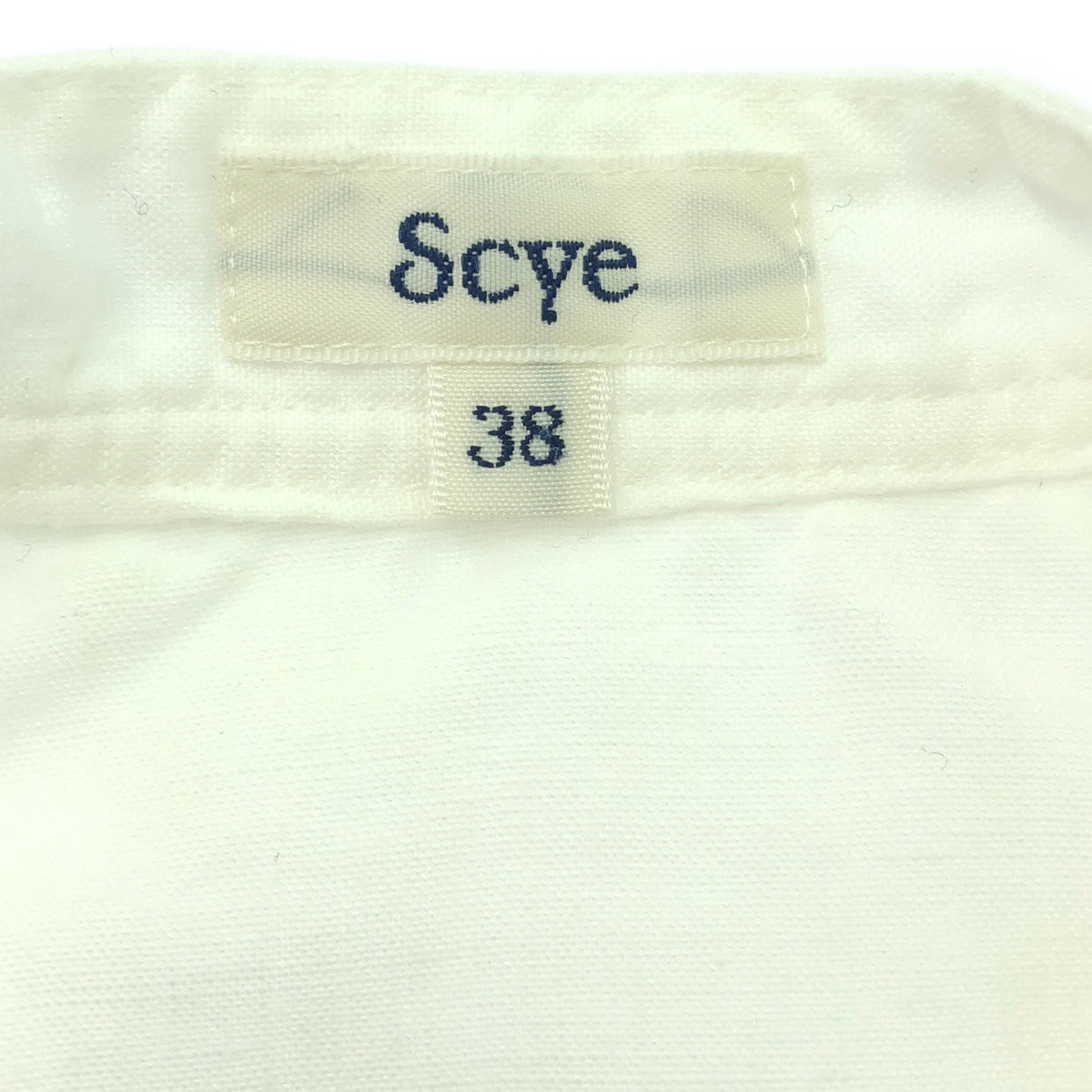 SCYE | Linen Tuck Half Placket Shirt | Size 38 | White | Women's