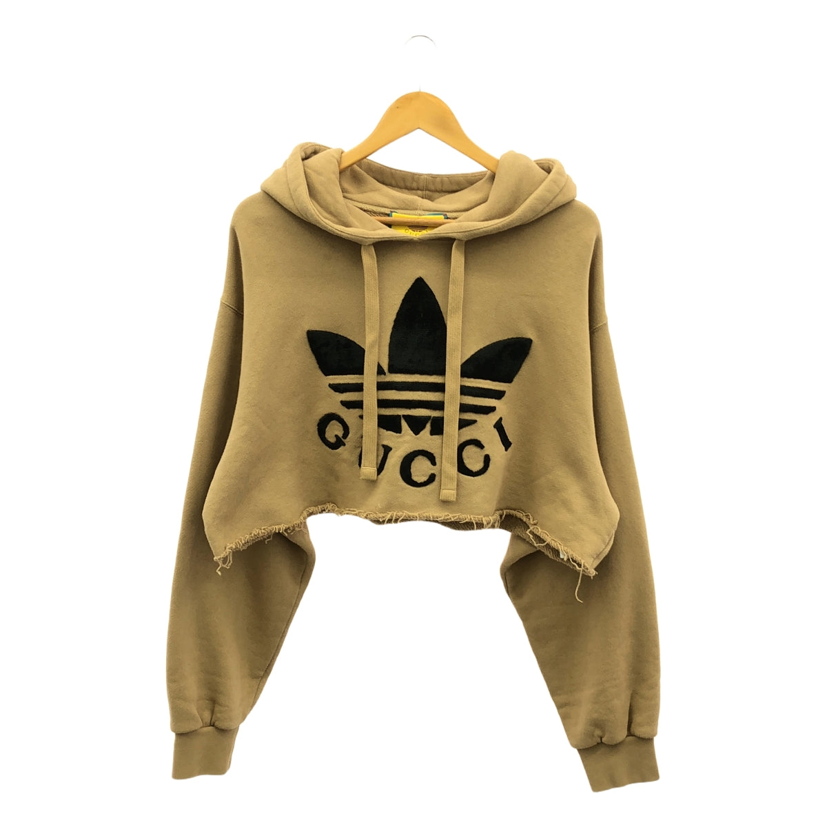 GUCCI / 구찌 | × adidas 로고 크롭 파커 | L | 여성