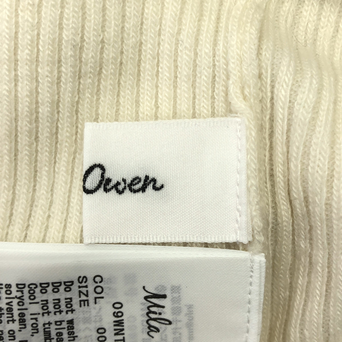 Mila Owen / 미라 오웬 | 바이 컬러 팔목 레이어 드리브 니트 | 1 | 여성