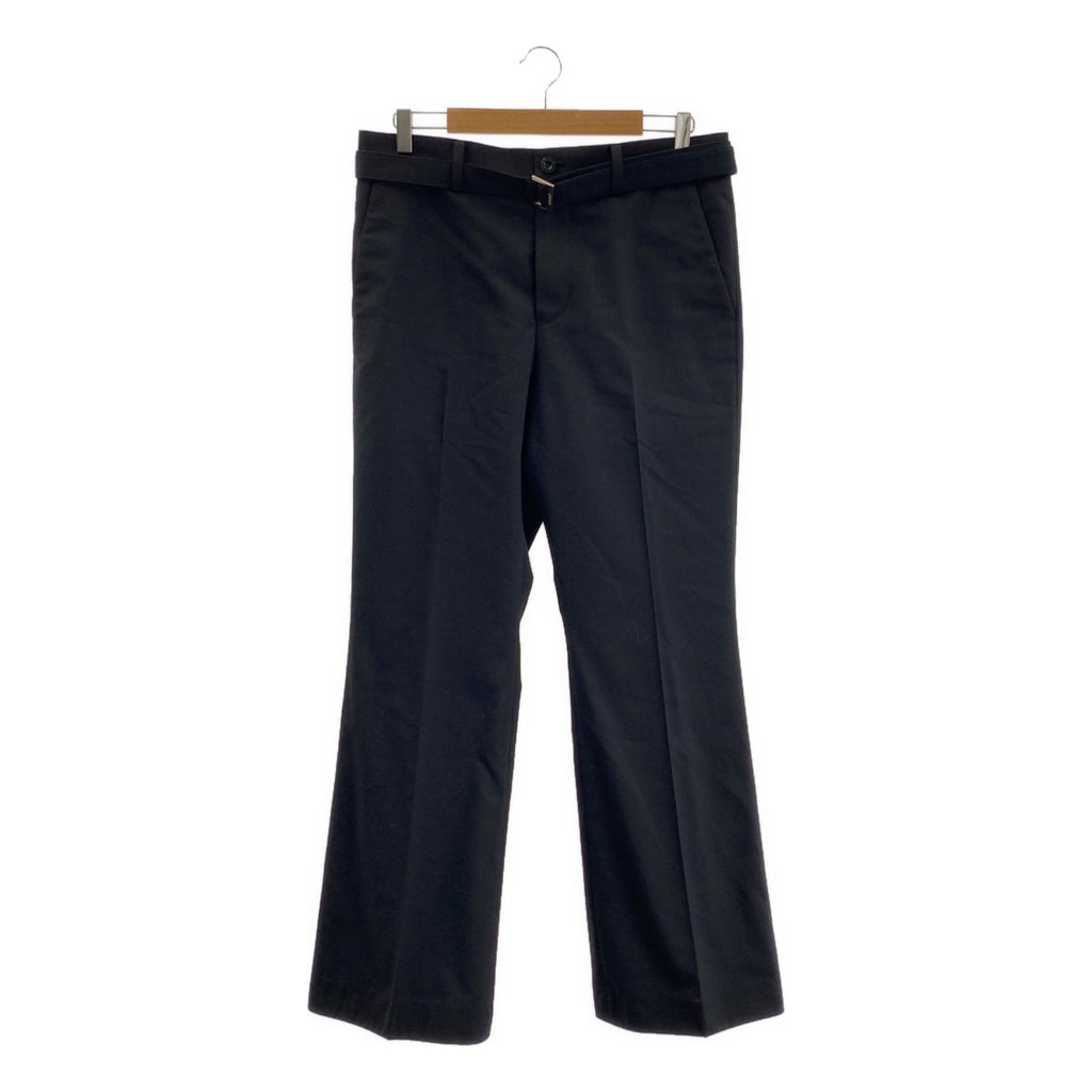 sacai / サカイ | Belted trousers フレア パンツ | 3 | メンズ