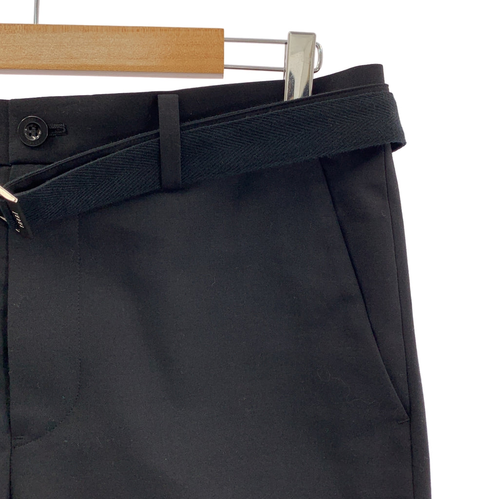 sacai / サカイ | Belted trousers フレア パンツ | 3 | メンズ