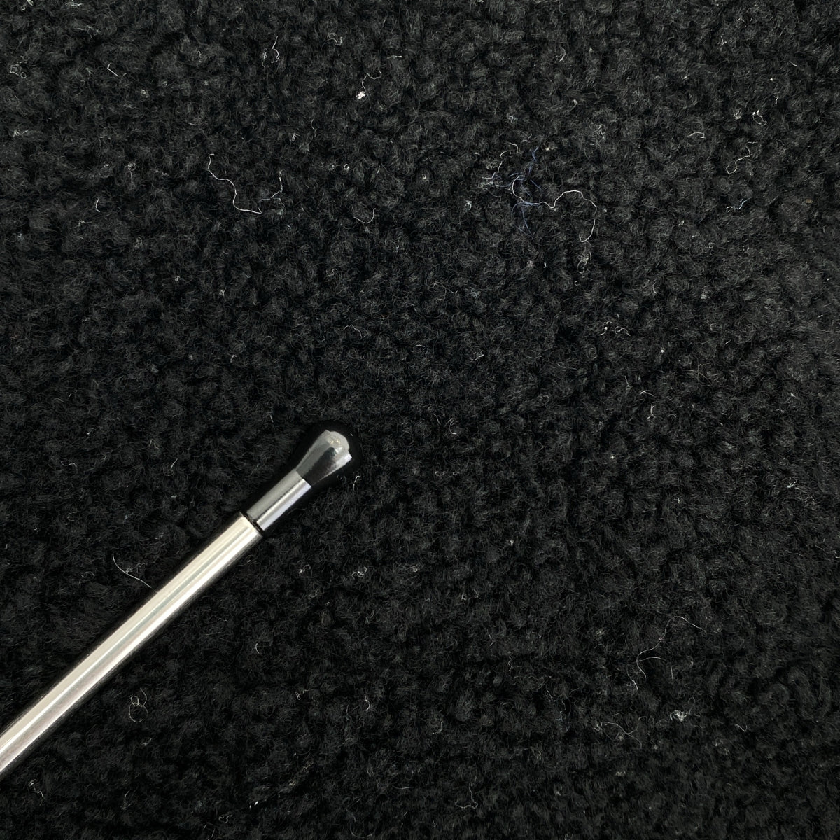 FLORENT / 플로렌트 | 보어 버튼리스 노컬러 싱글 코트 | 블랙 | 여성