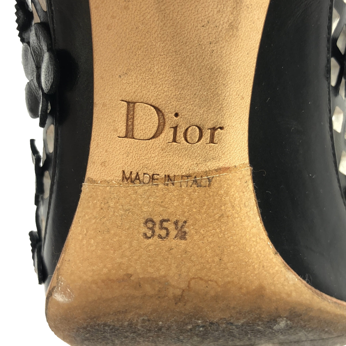 Christian Dior / クリスチャンディオール | ヒール パンプス | 35 1/2 | ブラック | レディース