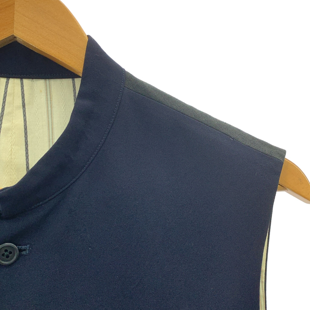 Y's for men / 와이즈포멘 요우지야마모토 | 1994SS | 울 린넨 스탠드 컬러 베스트 질레 |