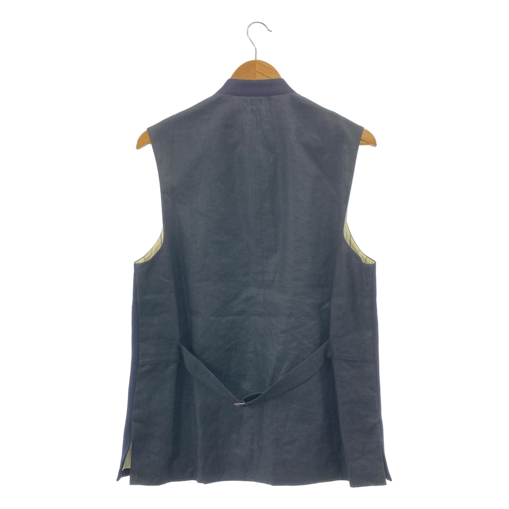 Y's for men / 와이즈포멘 요우지야마모토 | 1994SS | 울 린넨 스탠드 컬러 베스트 질레 |