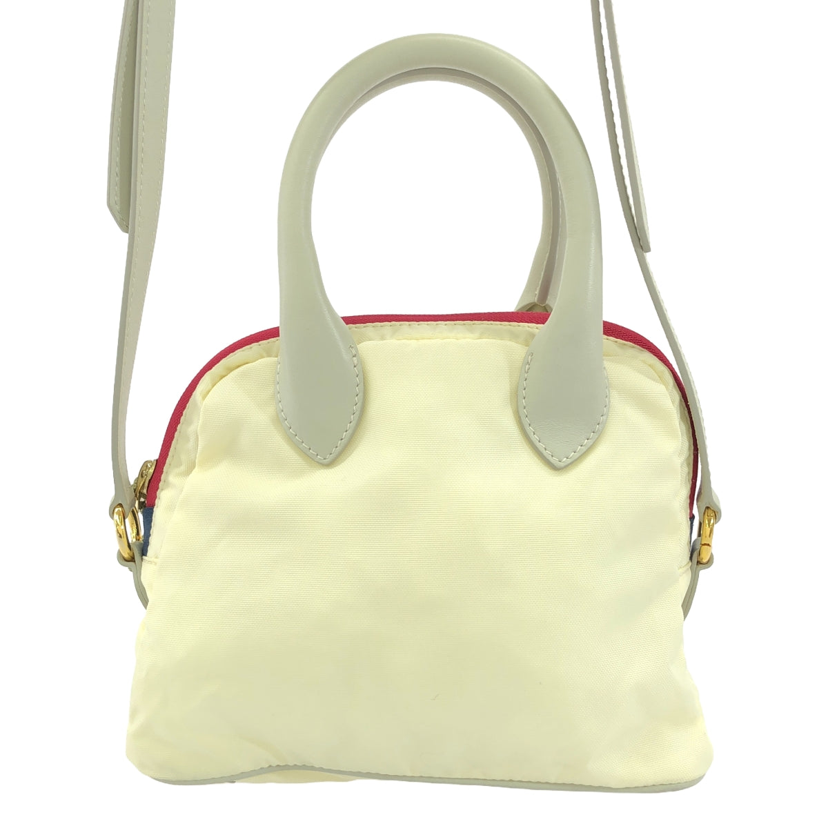 sacai / Sacai |經典折疊尼龍小單肩包 |白色/粉紅色 |女性的