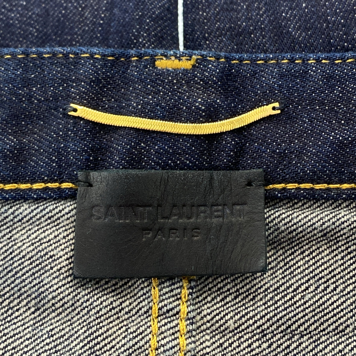 SAINT LAURENT / 생로랑 | D41 W / 90'S-MW 로고 엠브로이더리 데님 팬츠 | 26 |
