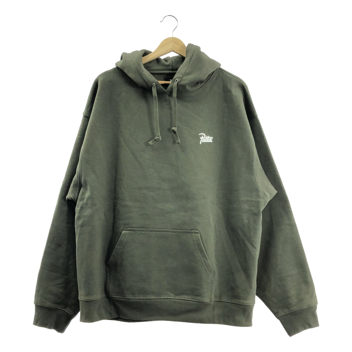 PATTA / パタ | コットン ロゴ パーカー | M | カーキ | メンズ
