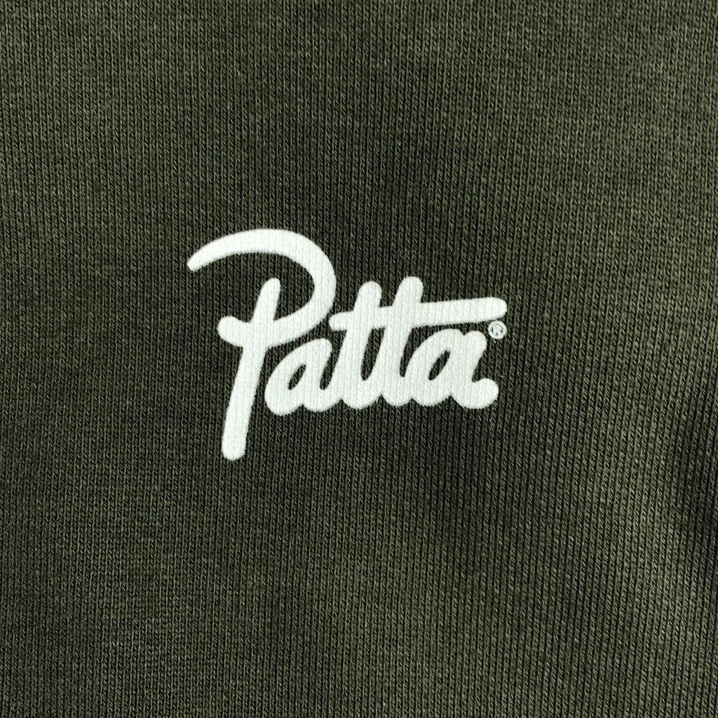 PATTA / パタ | コットン ロゴ パーカー | M | カーキ | メンズ