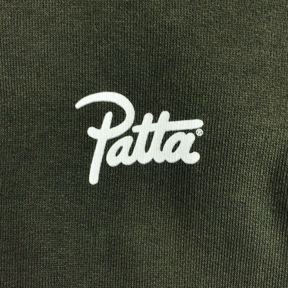 PATTA / パタ | コットン ロゴ パーカー | M | カーキ | メンズ