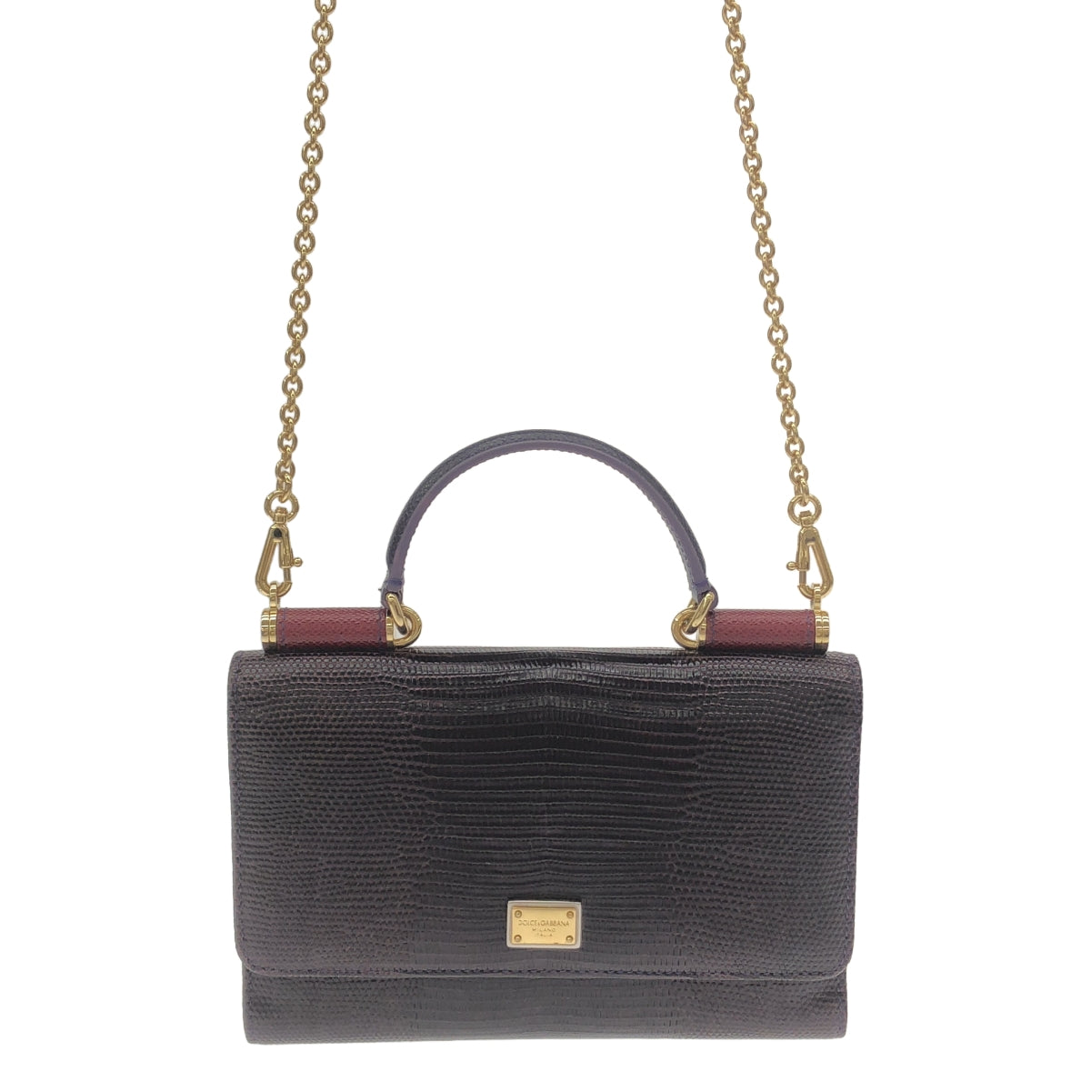 DOLCE＆GABBANA / ドルチェ＆ガッバーナドルガバ | Sicily 2WAYチェーンショルダーバッグ |