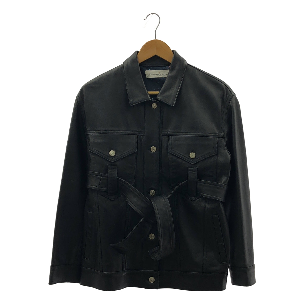 金鵝 | 超大羊皮皮夾克 | XXS碼 | 女款