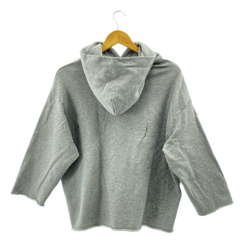 MM6 Maison Margiela / エムエムシックスメゾンマルジェラ | 2021AW | コットン フーデッド ロゴ トレーナー | 16 | レディース