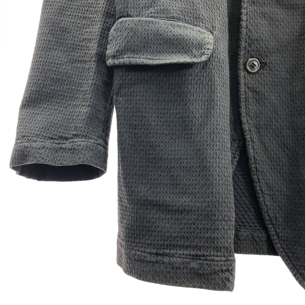 COMME des GARCONS HOMME PLUS / コムデギャルソンオムプリュス | 1999AW | セットアップ / コットン 染め加工 3ボタン ジャケット テーパードパンツ | M | メンズ