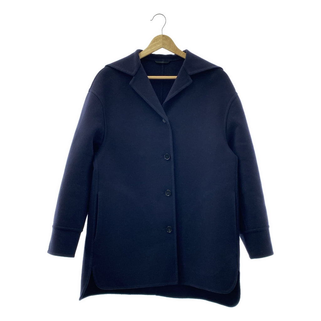 【美品】  JIL SANDER / ジルサンダー | ヴァージンウール コート | 38 | ネイビー | レディース