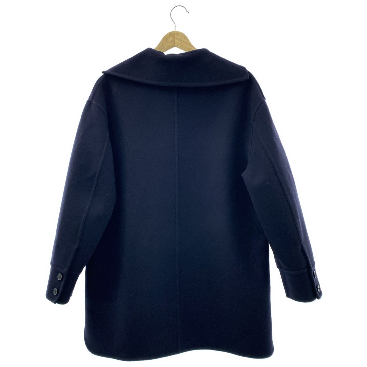 【美品】  JIL SANDER / ジルサンダー | ヴァージンウール コート | 38 | ネイビー | レディース