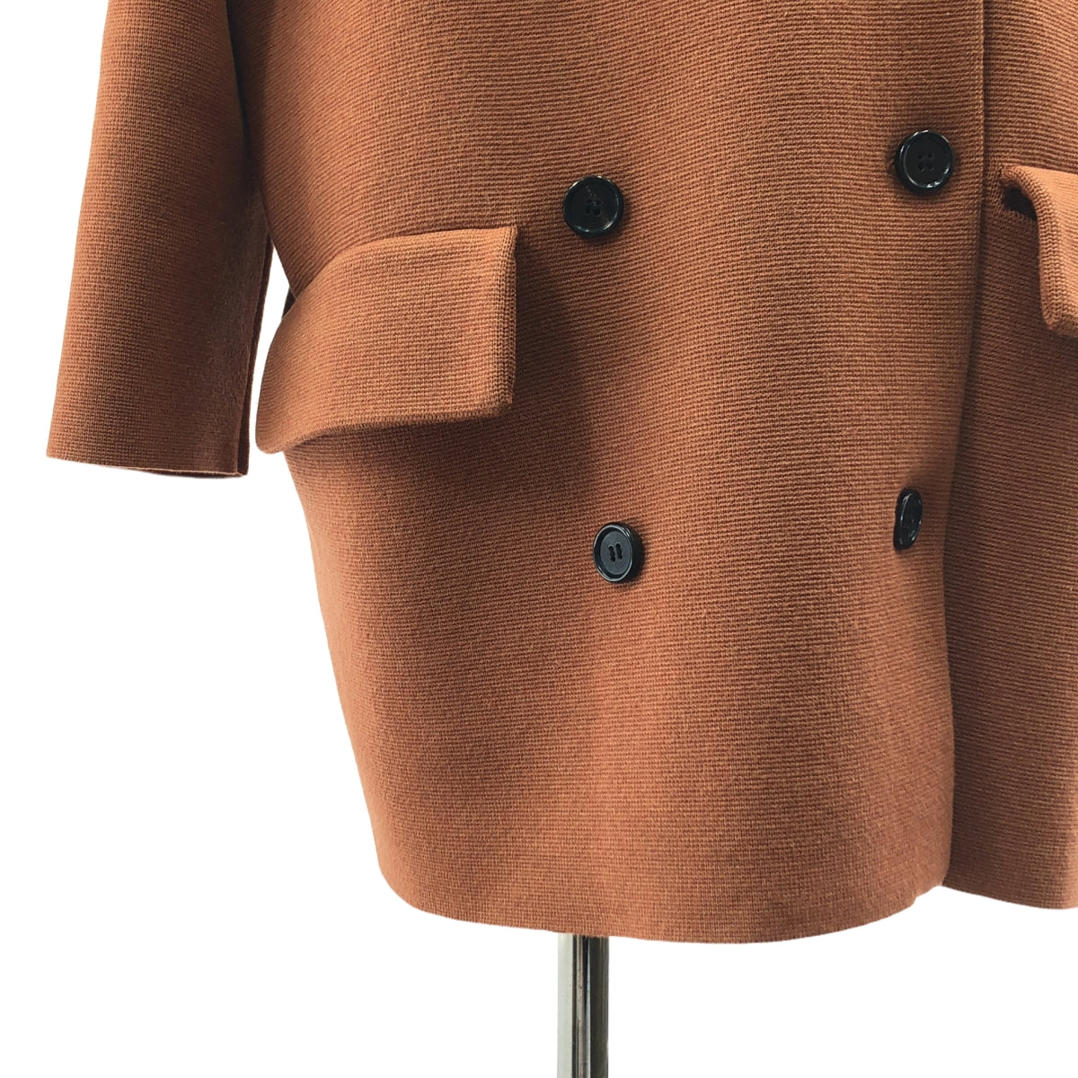 DEMYLEE / 데밀리 | 노 컬러 니트 재킷 | S | 브라운 | 여성