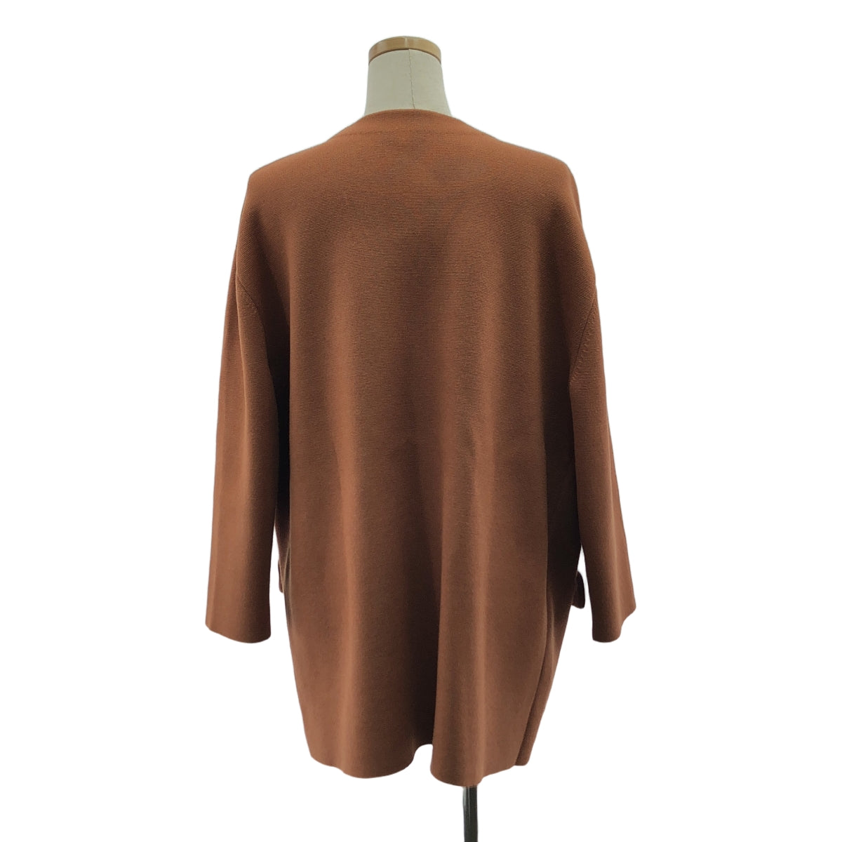 DEMYLEE / 데밀리 | 노 컬러 니트 재킷 | S | 브라운 | 여성