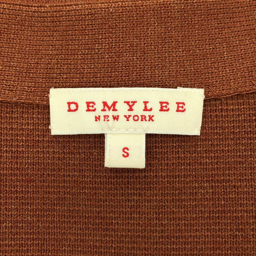 DEMYLEE | 無領針織夾克 | S | 棕色 | 女款