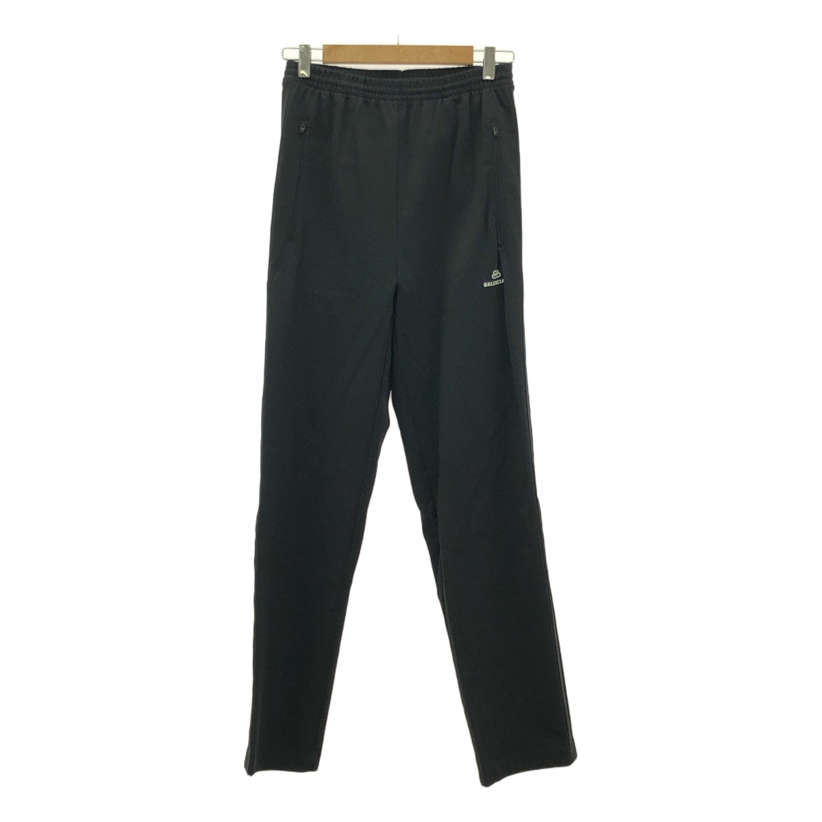 BALENCIAGA / バレンシアガ | 2019AW | ロゴプリント サイドライン トラックパンツ | 44 | ブラック | メンズ