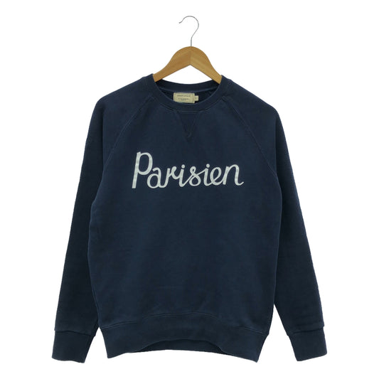 MAISON KITSUNE / メゾンキツネ | ロゴプリント クルーネック スウェット | S | メンズ