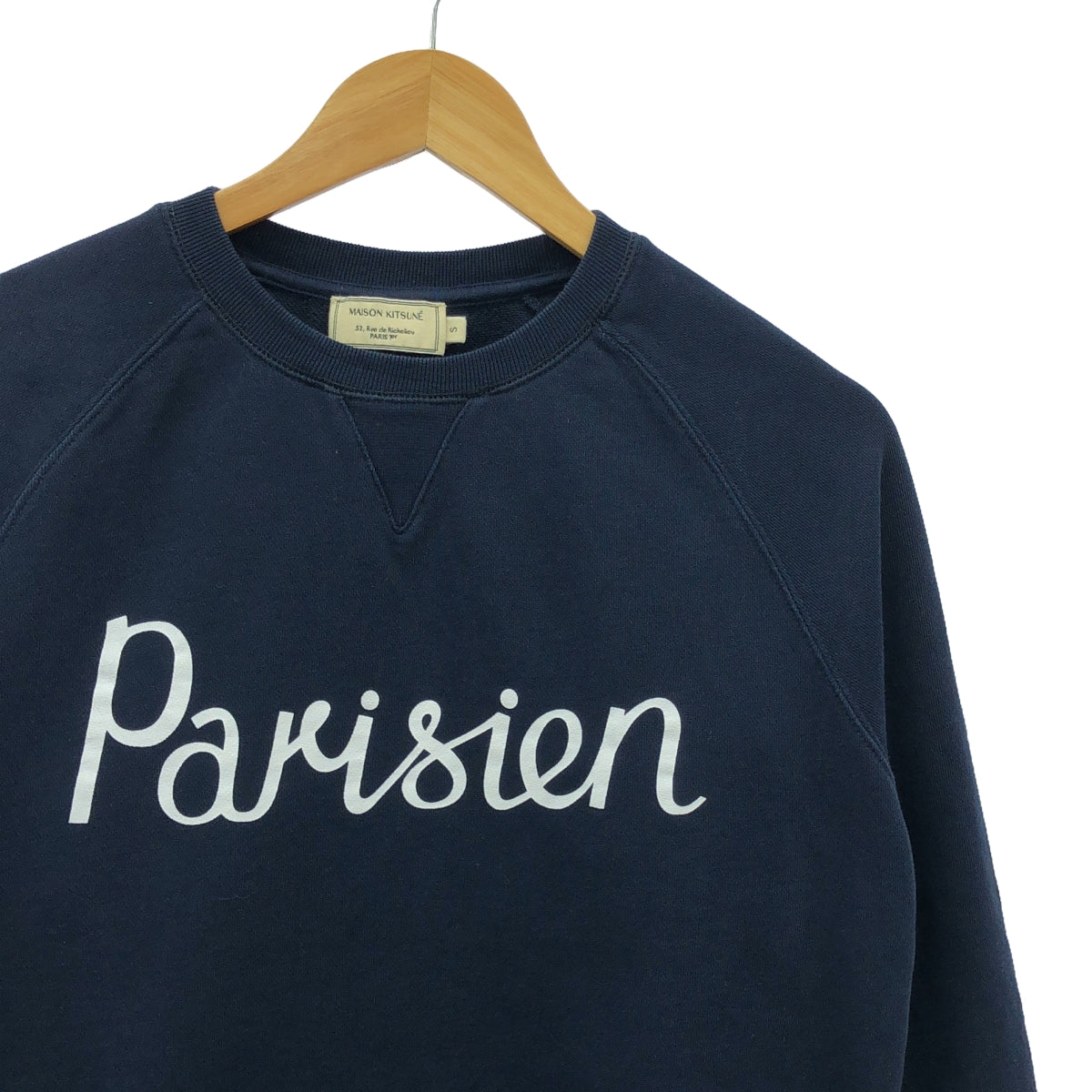 MAISON KITSUNE | Logo Print Crew Neck Sweatshirt | S | Men's