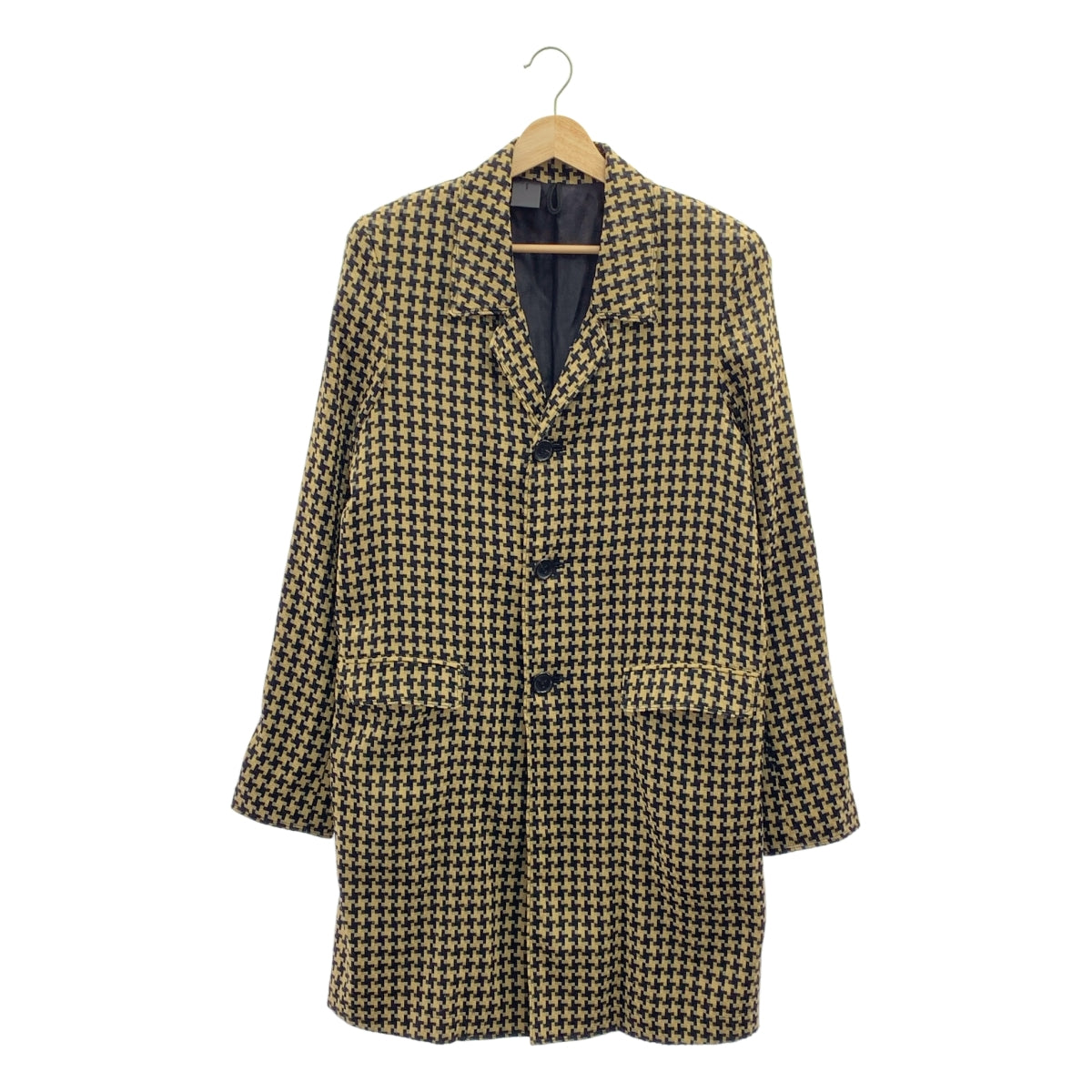 N.HOOLYWOOD / 엔 할리우드 | COMPILE / 컴파일 총 무늬 자가드 스텐 컬러 코트 | 36 |