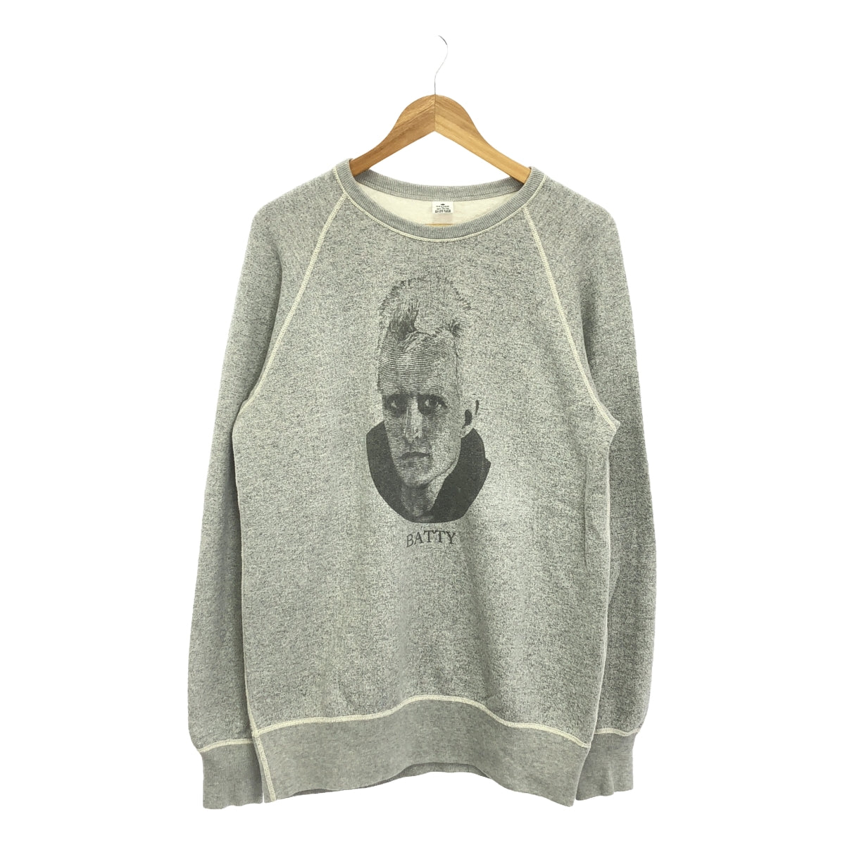 NEXUSVII. / Nexus Seven | BATTY CREW NECK SWEAT / Printed sweatshirt pullover | 46 | Gray | Men's