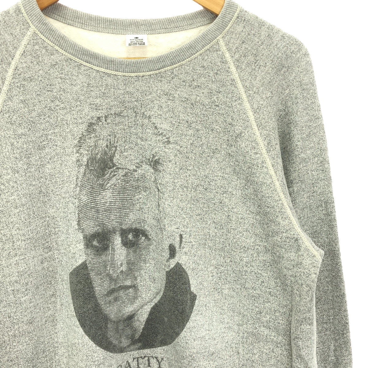 NEXUSVII. / Nexus Seven | BATTY CREW NECK SWEAT / Printed sweatshirt pullover | 46 | Gray | Men's