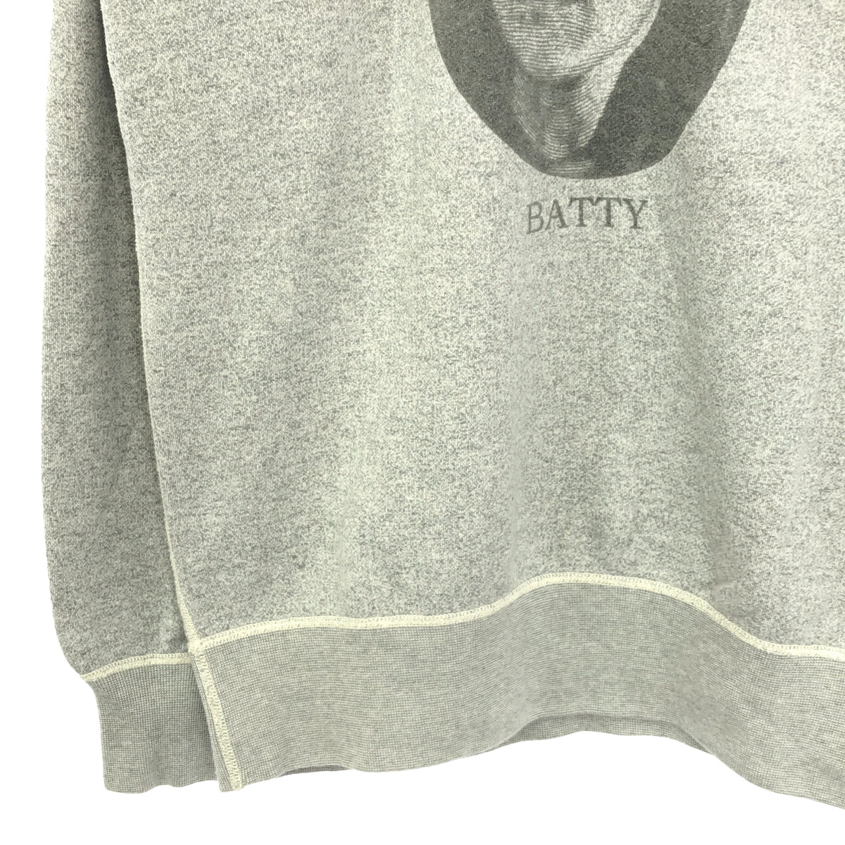 NEXUSVII. / Nexus Seven | BATTY CREW NECK SWEAT / Printed sweatshirt pullover | 46 | Gray | Men's