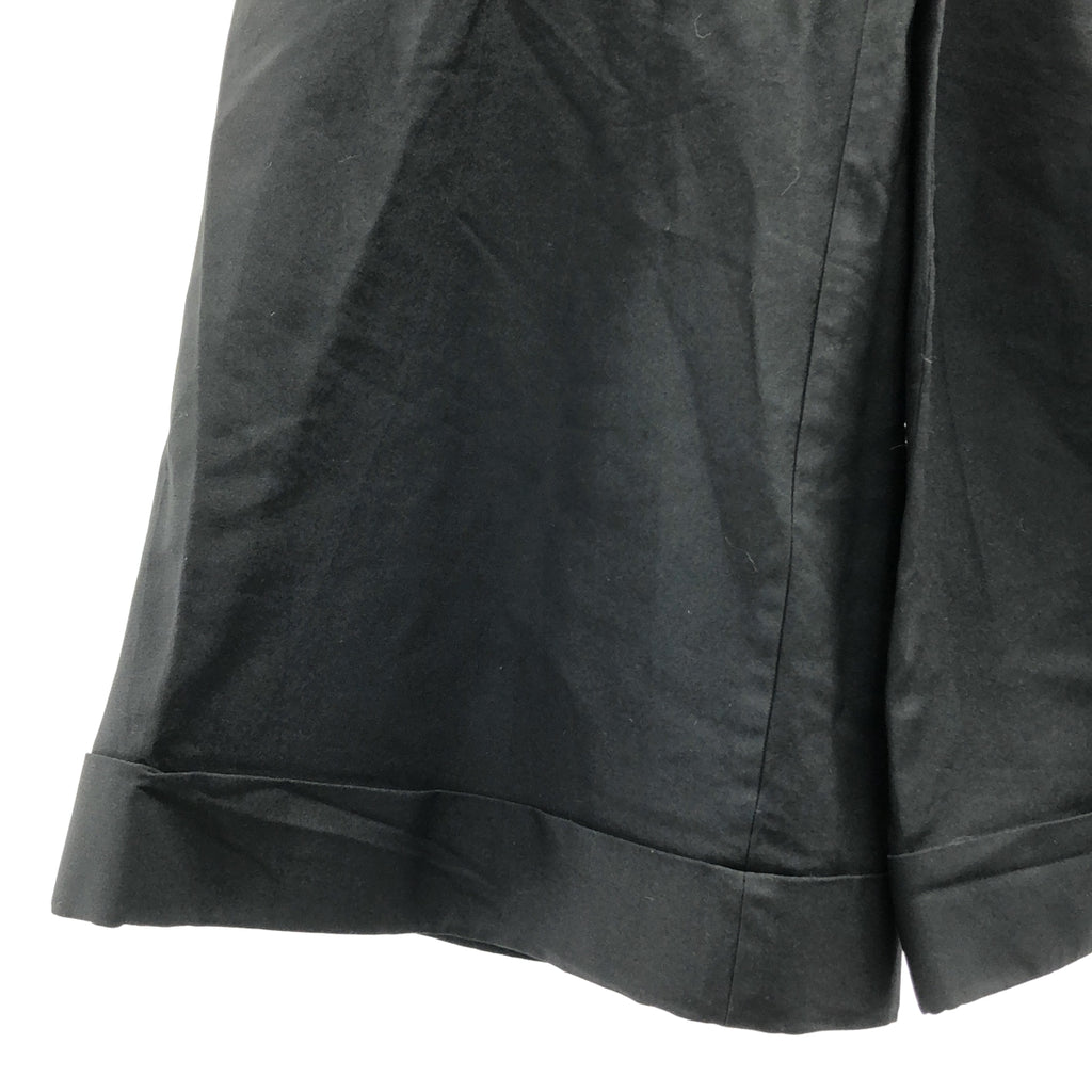 COMME des GARCONS / コムデギャルソン | 2015AW | 特殊加工 ポリエステル ワイド ロールアップ パンツ | S | レディース