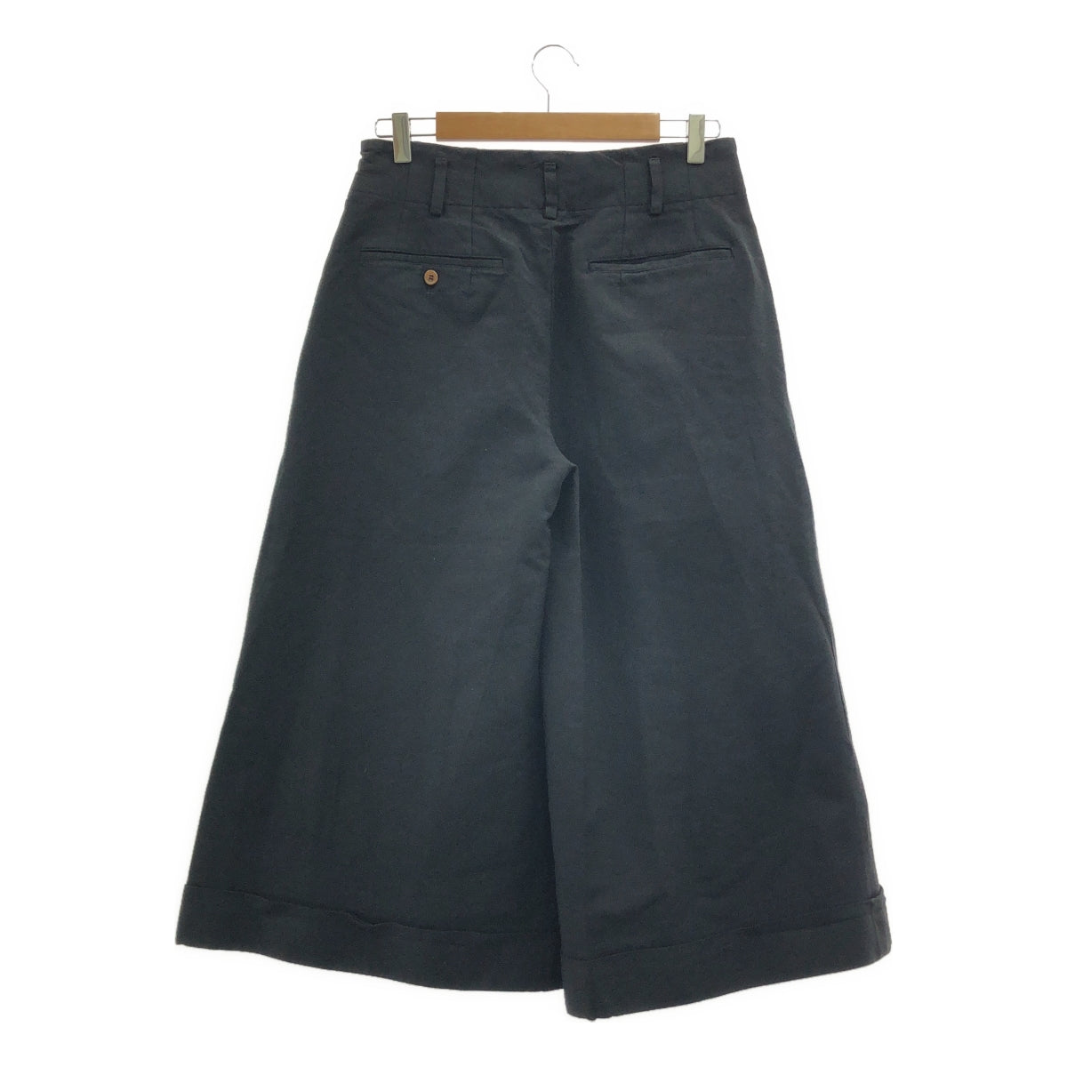 COMME des GARCONS / コムデギャルソン | 2015AW | 特殊加工 ポリエステル ワイド ロールアップ パンツ | S | レディース