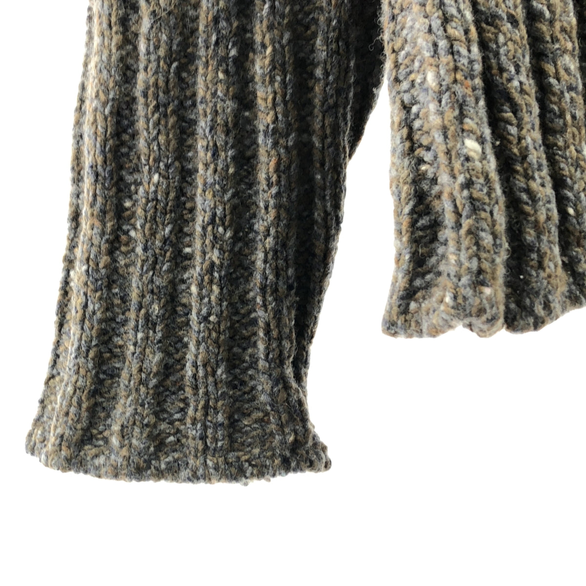 Agnes b. HOMME / 아니에스베옴 | 하이넥 울 니트 | 1 | 브라운계 | 남성