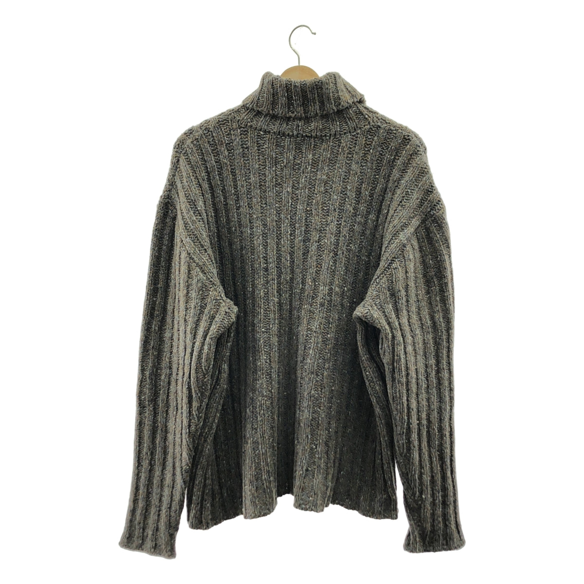 Agnes b. HOMME / 아니에스베옴 | 하이넥 울 니트 | 1 | 브라운계 | 남성