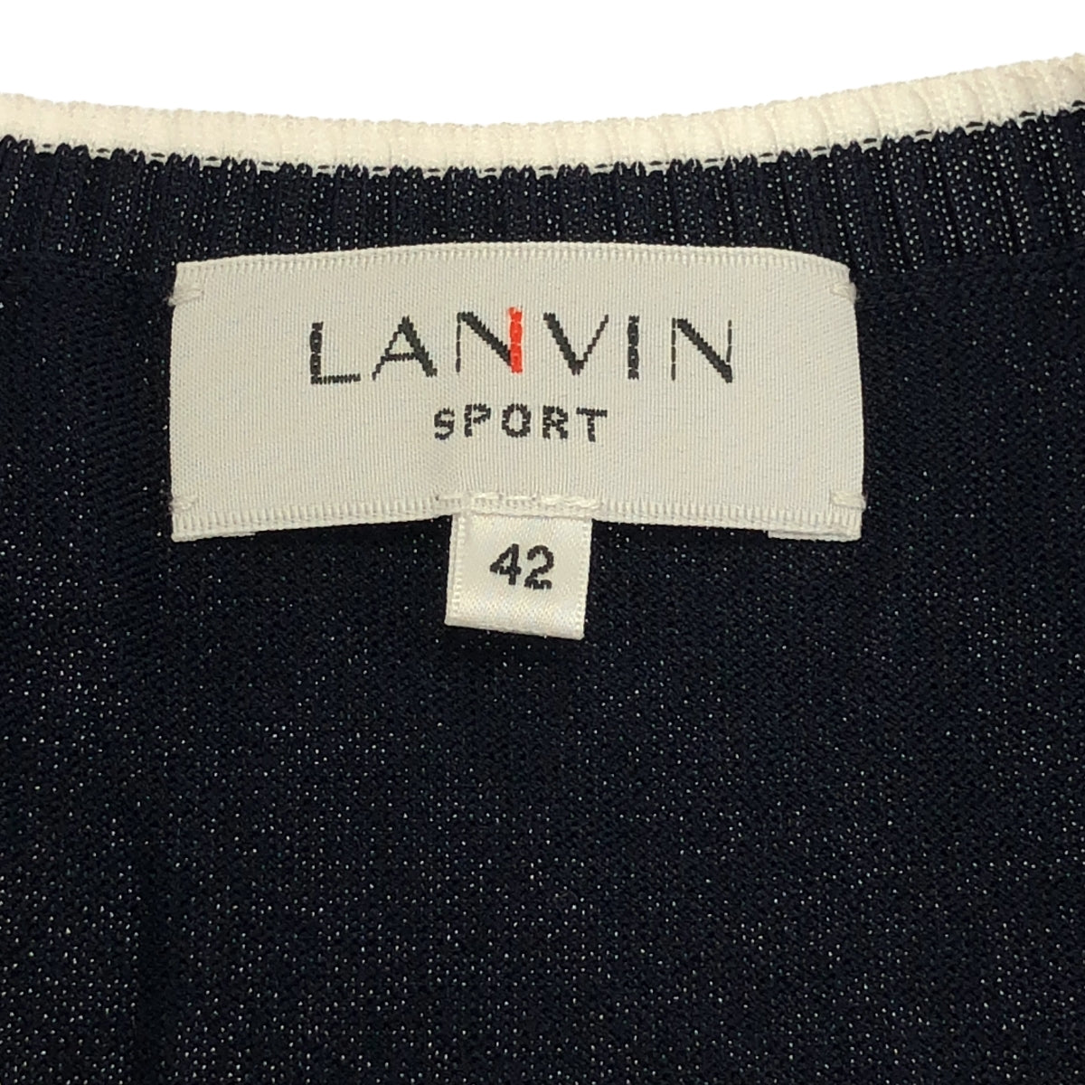 LANVIN | 運動 | 不對稱荷葉邊針織背心 | 尺寸 42 | 女款
