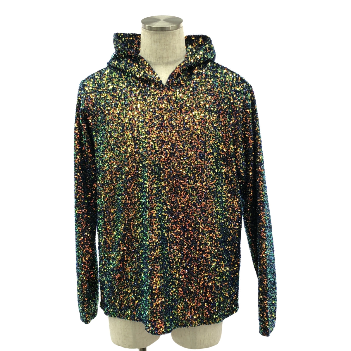 [品相良好] MASU / MASU | 2023SS | DISCO HOODIE / 亮片針織連帽衫 | 46 |迪斯可 |男士