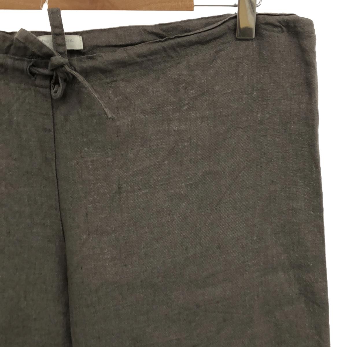 fog linen work / fog linen work | Linen drawstring easy pants |