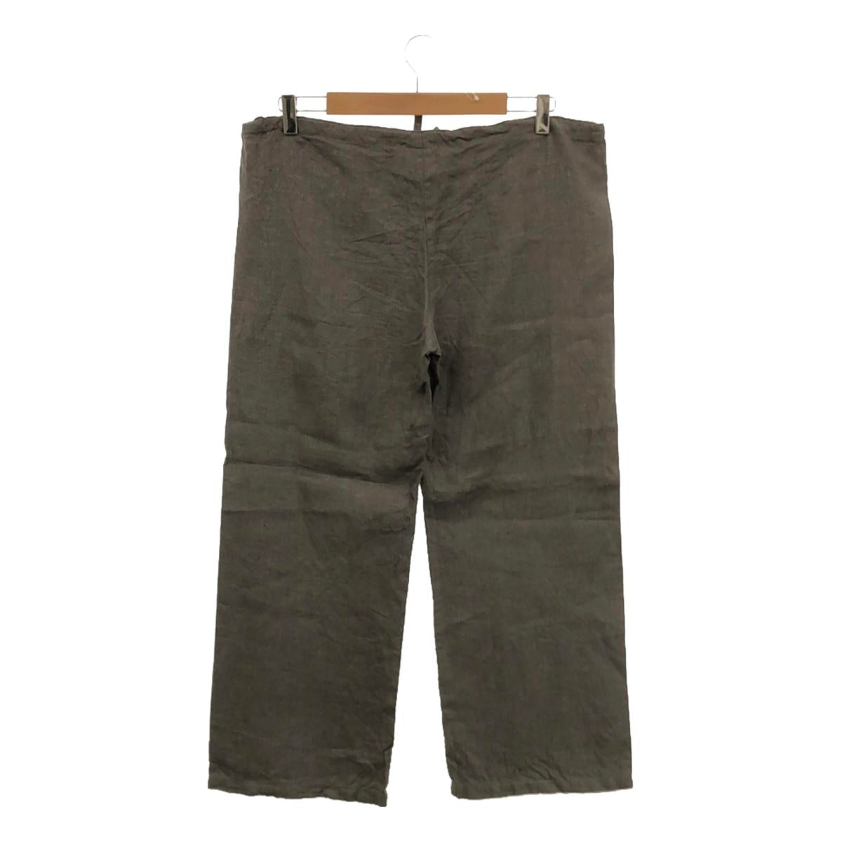 fog linen work / fog linen work | Linen drawstring easy pants |