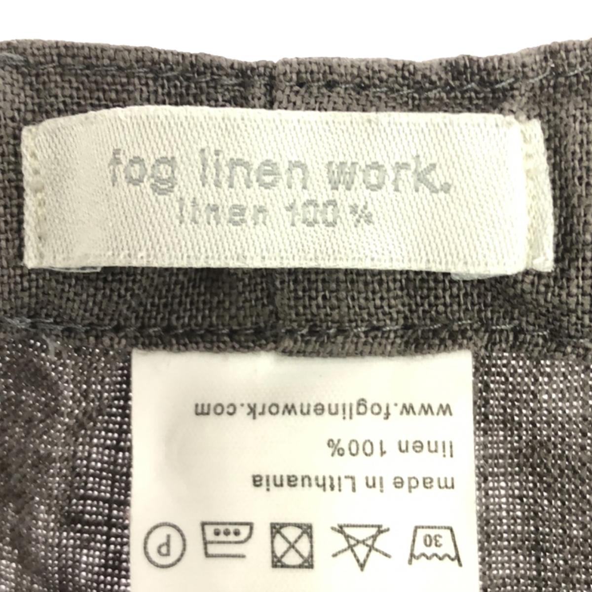 fog linen work / fog linen work | Linen drawstring easy pants |