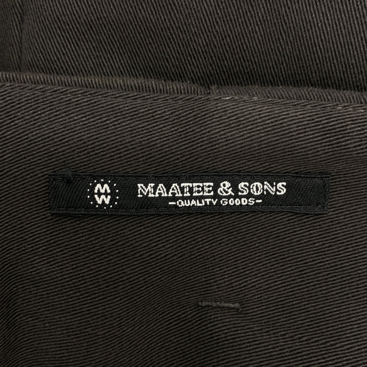 MAATEE &amp; SONS / 마티 &amp; 샌즈 | SMOOTH CHINO TROUSER / 와이드 치노 트라우저 팬츠 | 1 |