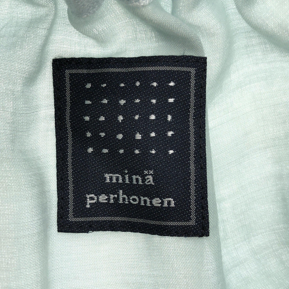 mina perhonen | 2023SS | frost garden / forest garden linen long skirt / lined | 38 | women's