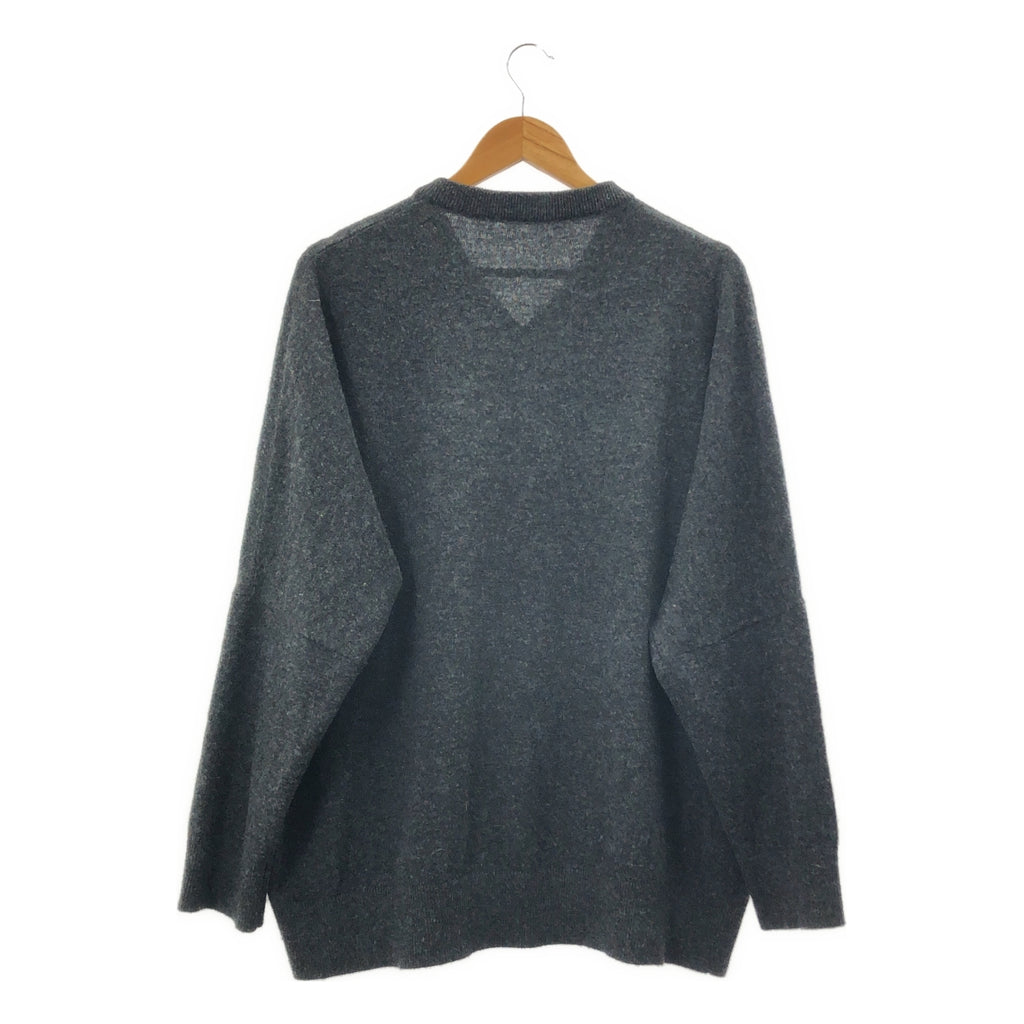 CASEY CASEY / ケーシーケーシー | 2020AW | TRICOT 5 CANBERRA ウール Vネック ニット | S | ダークグレー | メンズ
